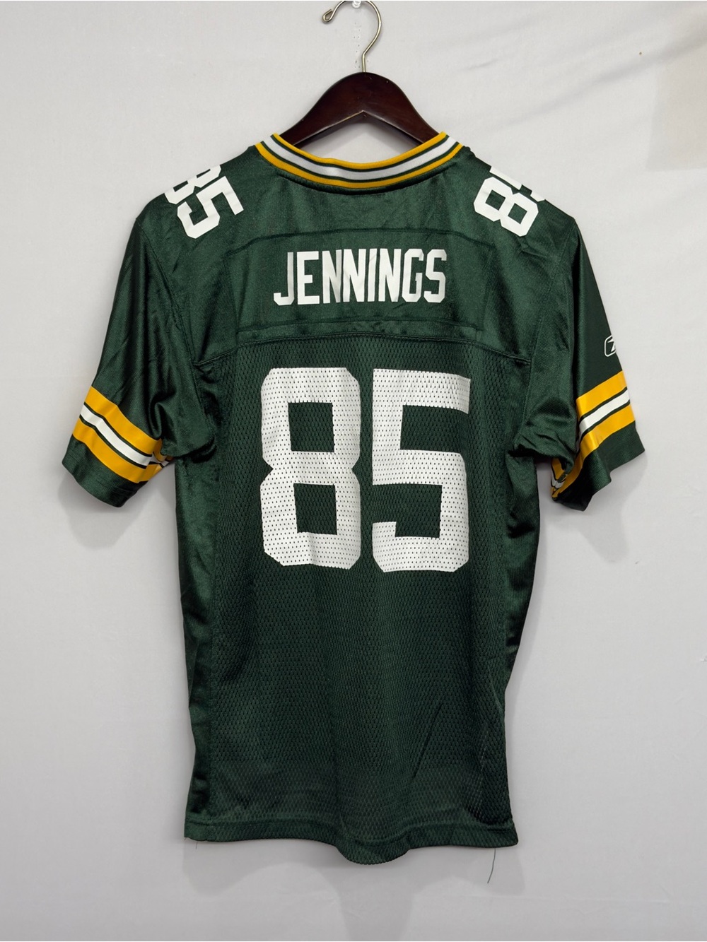 Vintage Greg Jennings Green Bay Packers Reebok SEWN Jersey NFL Youth XL